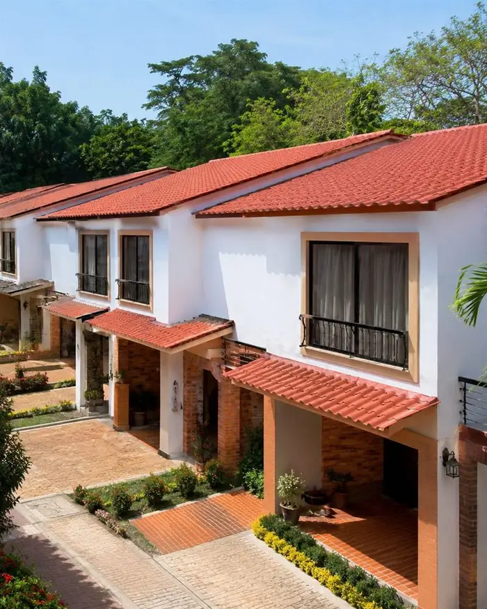 Conjunto de casas con Teja Colonial