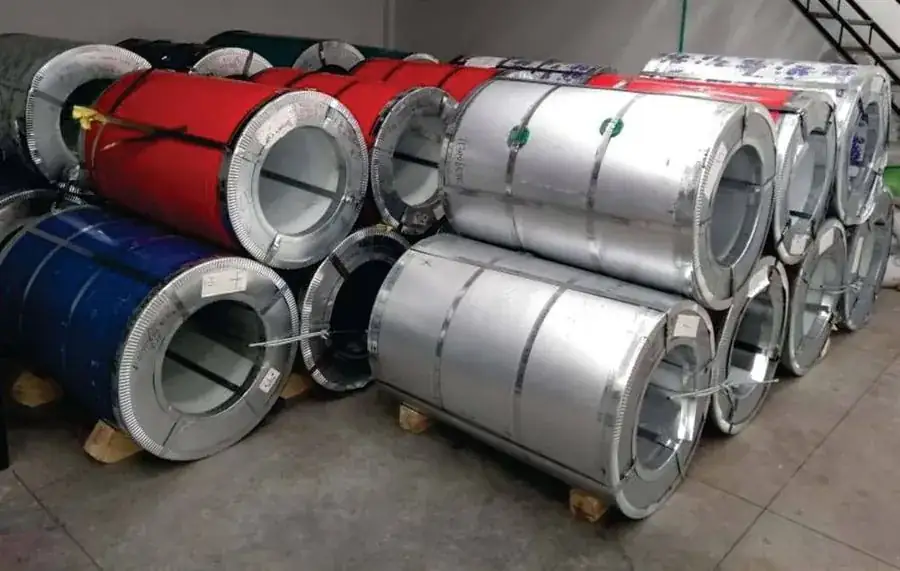 Bobinas de acero de colores